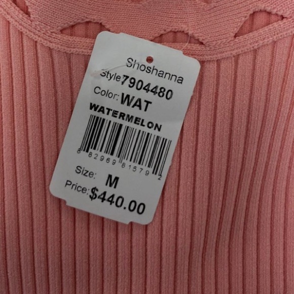 Shoshanna Gemma Rib Rack Knit Mini Dress - Picture 14 of 14